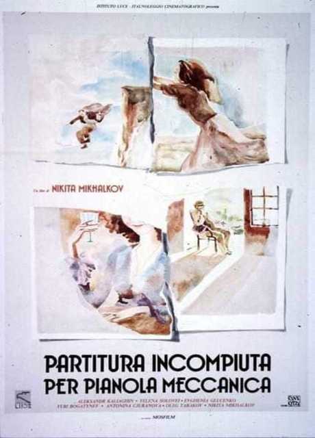 Partitura incompiuta per pianola meccanica