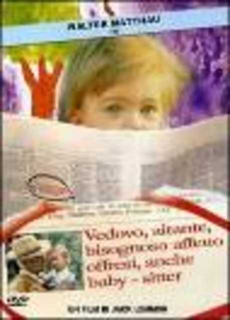 Vedovo aitante, bisognoso affetto offresi anche babysitter