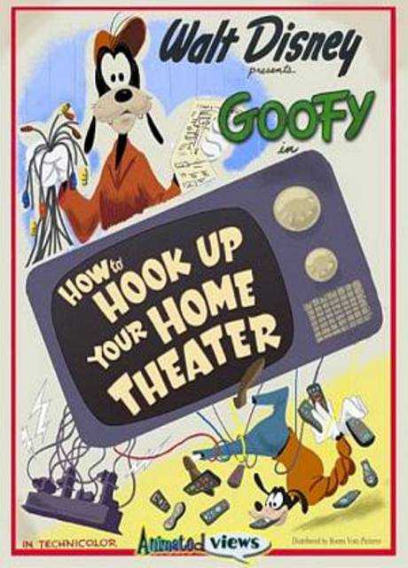 Pippo e l'home theater