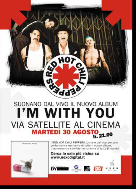 Red Hot Chili Peppers live I'm with you