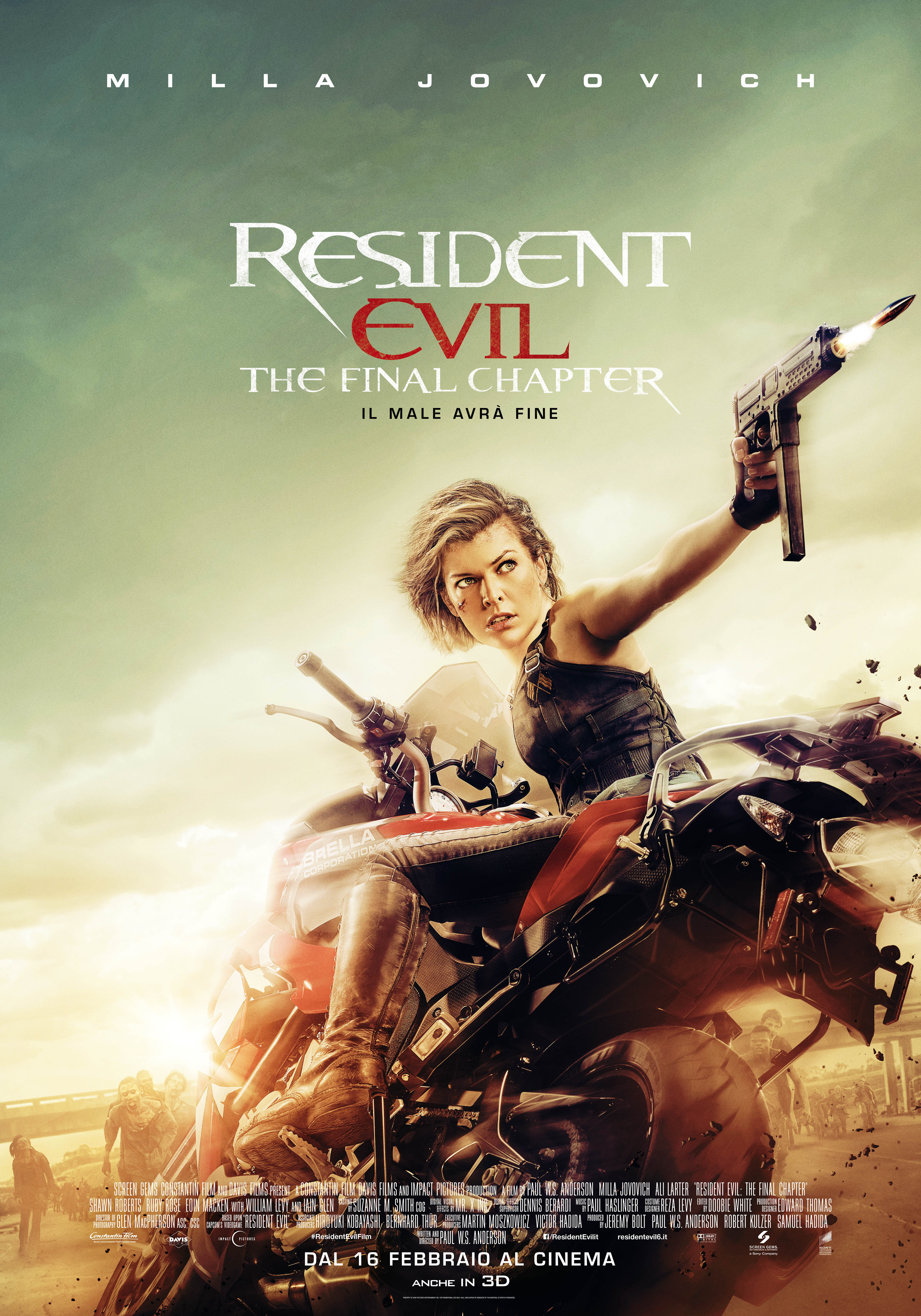 Resident Evil The Final Chapter Streaming Foto del film Resident Evil: The Final Chapter @ ScreenWEEK