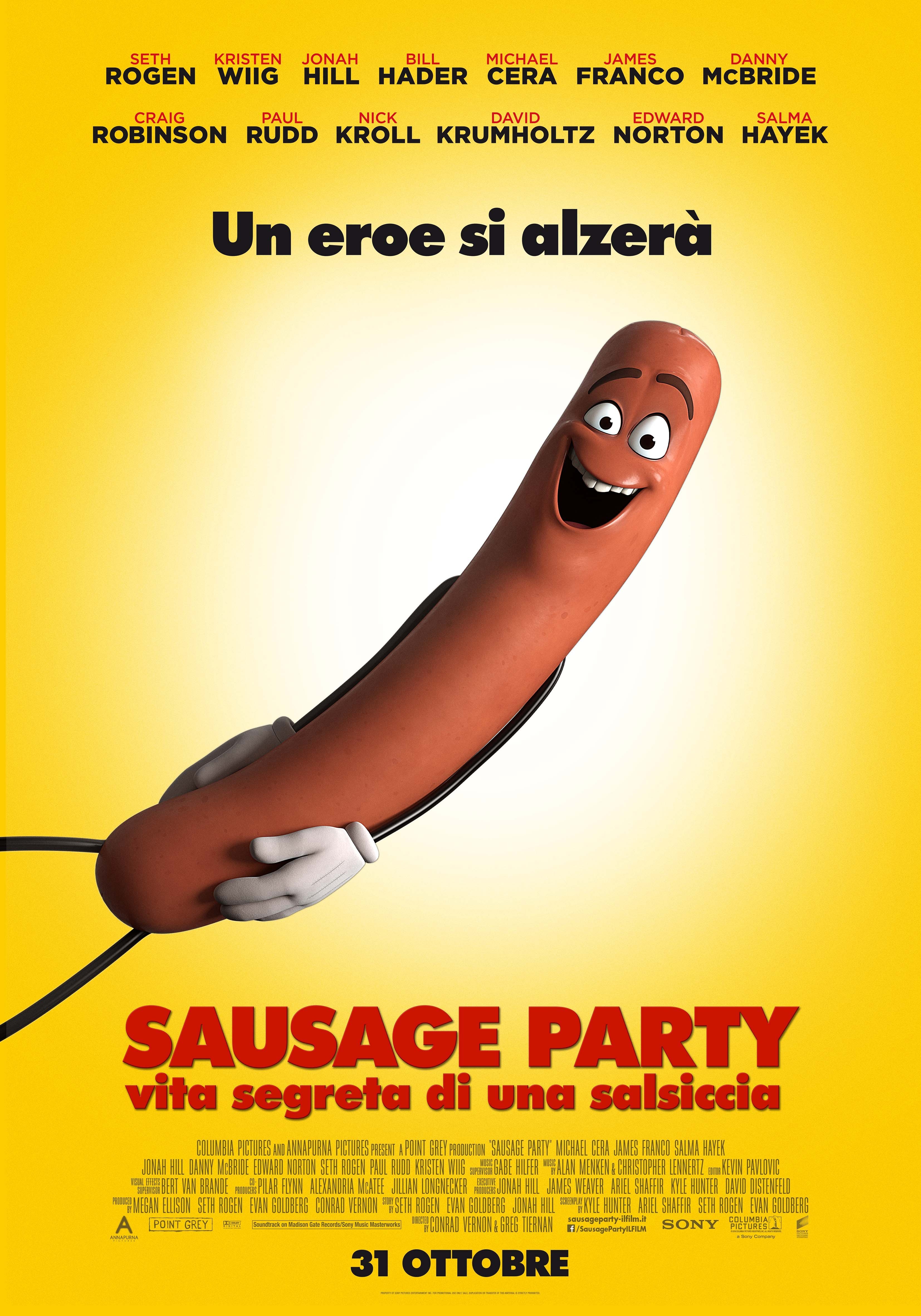 Programmazione del film Sausage Party nei cinema vicino a te ScreenWEEK