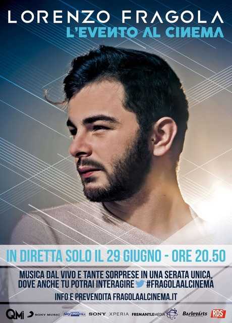 Lorenzo Fragola - L'evento al cinema