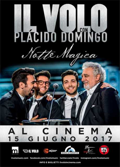 Il Volo con Placido Domingo - Notte magica al cinema