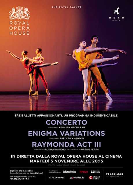 The Royal Ballet Triple Bill (Programma Triplo) novembre 2019