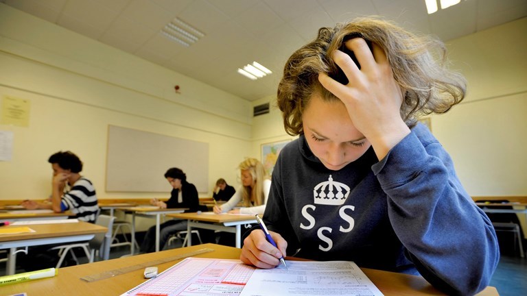 Nationella provet i engelska har spridits i sociala medier