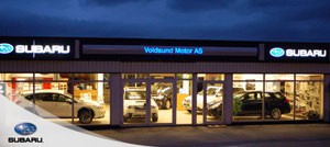 Fasade: Voldsund Motor AS