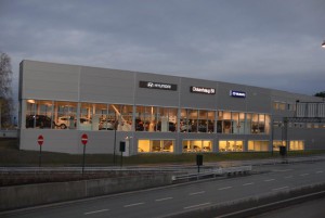 Fasade: Okkenhaug Bil AS