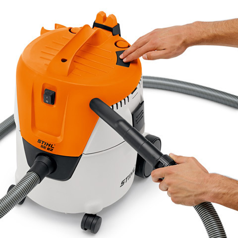 Stihl SE 62 E - Kompakt och högeffektiv grov- och våtdammsugare