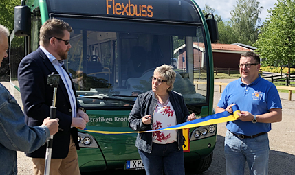 Elbuss invigning