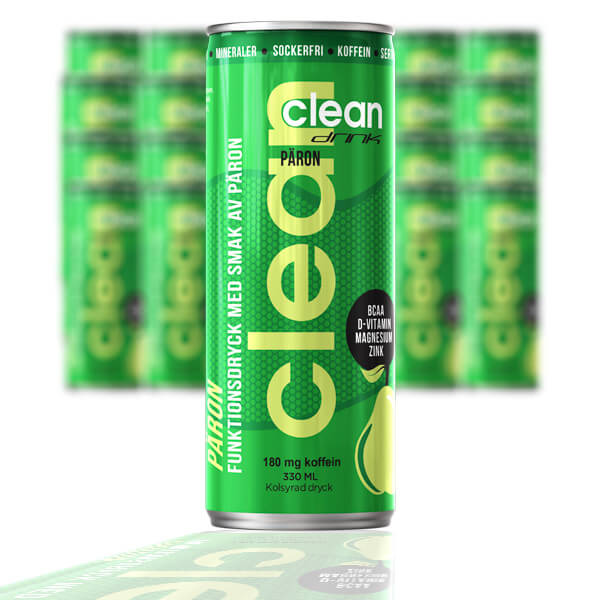 CLEAN DRINK PÄRON 24x33CL