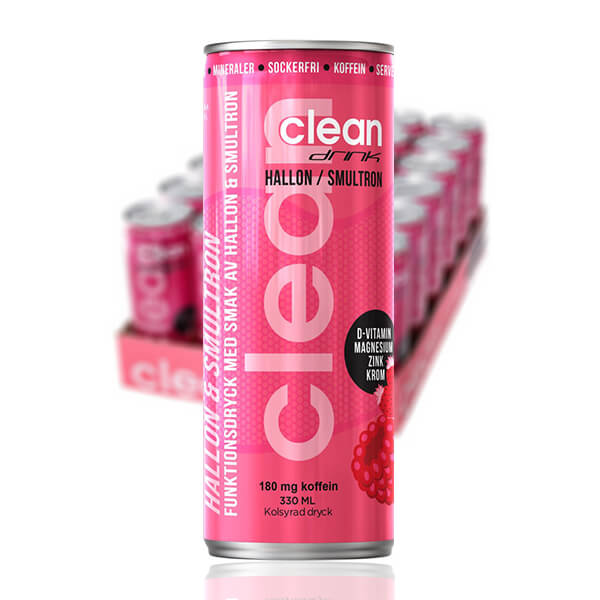 CLEAN DRINK HALLON/SMULTRON 24x33CL