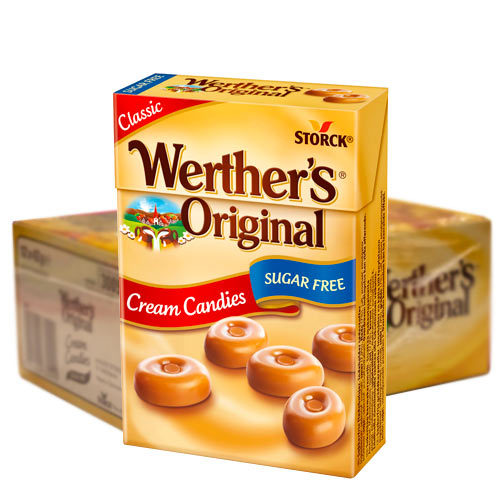 Werthers Org. Sockerfri 42g - 12st