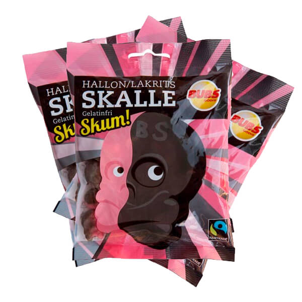 HALLON/LAKRITSSKALLE SKUM 90G - 3 st