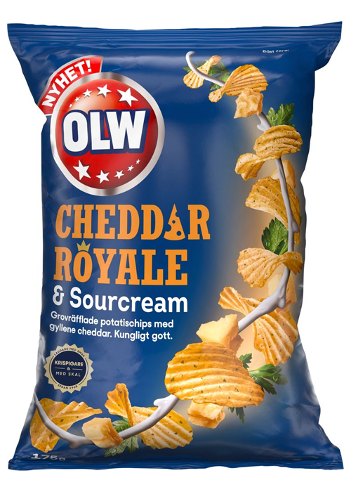 OLW Cheddar Royale Sourcream 175g