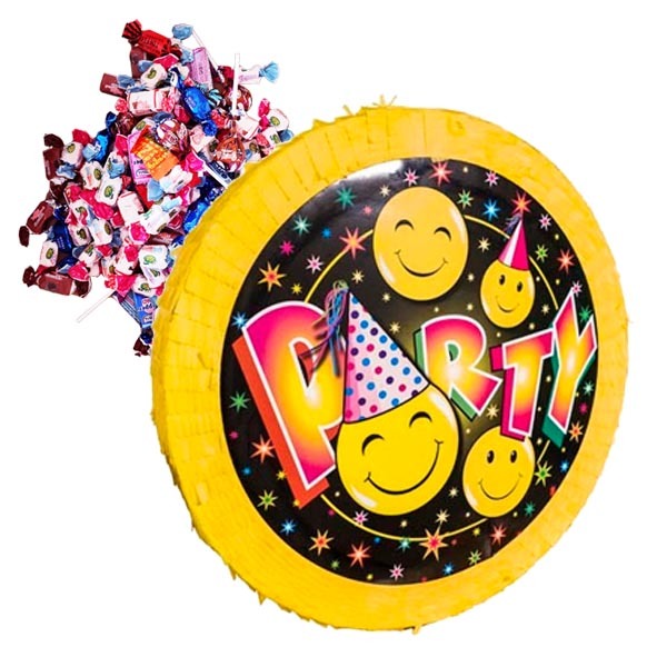 PIÑATA SMILEYS + 1 kg godis
