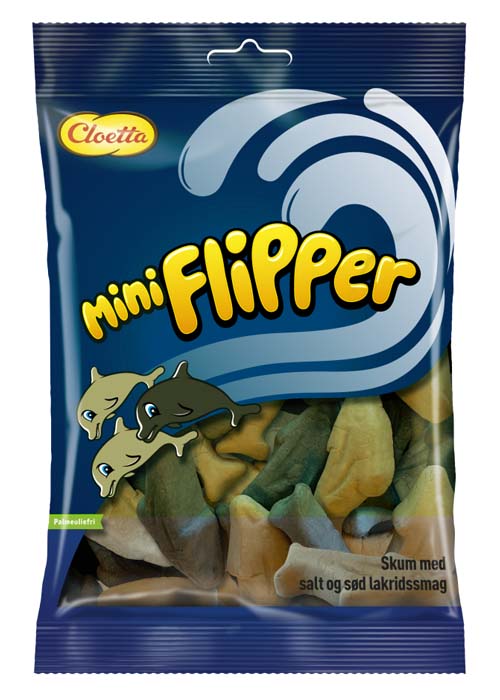 Cloetta Mini Flipper Lakrits 120g