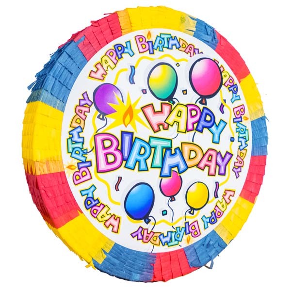 Pinata Happy Birthday-tårta