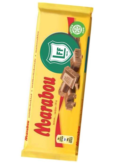 Lunds FF P2012 Mjölkchoklad 100g