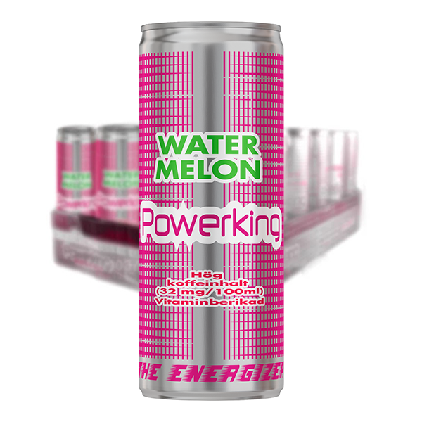 Powerking Energy Vattenmelon 24st x 25cl