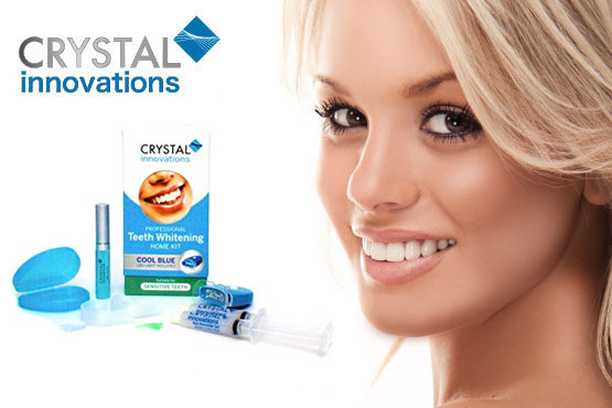 £19.99 instead of £129.99 (with Crystal Innovations) for a peroxide-free home teeth whitening kit - brighten your smile and save 85%