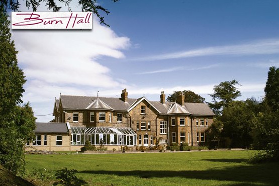 £49 for 1 night or £119 for a 2 night  break for two + 3 course meal & a bottle of wine at Burn Hall Hotel, Yorkshire