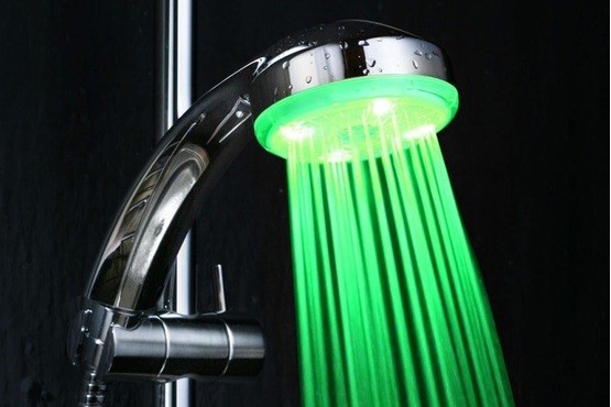 £9.95 instead of £24.99 for an LED colour changing showerhead from Funky Pig – brighten up your morning and save 60%