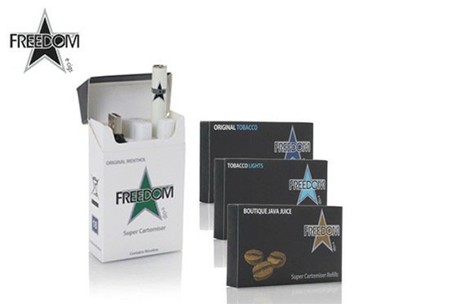 £9.99 instead of £39.98 (from Freedom Cigarettes) for an eCigarette bundle inc. refills equivalent to approximately 280 cigarettes – save 75%