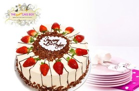 £11.99 for a personalised 10 inch fresh cream cake or £12.99 for a 10 inch photo cake from The Eggfree Cake Box - save up to 57%