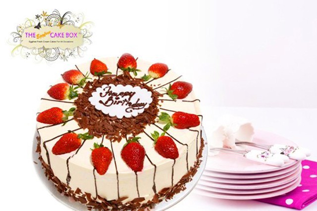 £11.99 for a personalised 10 inch fresh cream cake or £12.99 for a 10 inch photo cake from The Eggfree Cake Box - save up to 57%