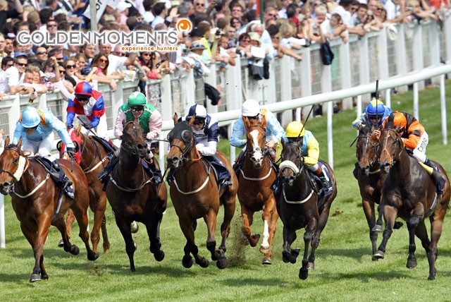 £69 for a racehorse ownership experience on the track, £79 at the stables, or £145 for both with Golden Moments – save up to 54%