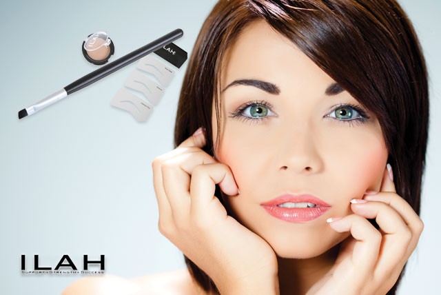 £13 instead of £27.50 (from Ilah Brows) for a semi-permanent brow kit including 3 stencils, powder and angled brush – save 53% + FREE DELIVERY 