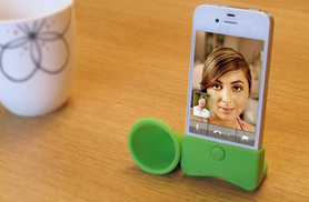 £6 instead of £19.99 for an iPhone Speaker horn – pump up the jams power free and save a massive 70% + FREE DELIVERY 