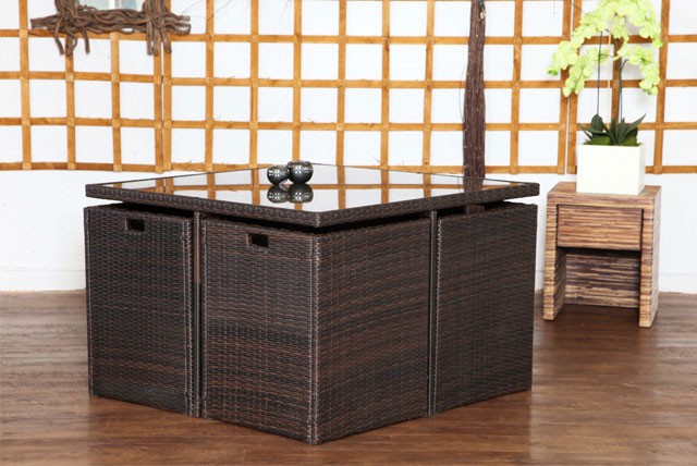 £249 (from Garden Living Room) for a ‘Classic’ 4 piece rattan furniture set, or £349 for a ‘Cube’ 5 piece set – save up to 64%