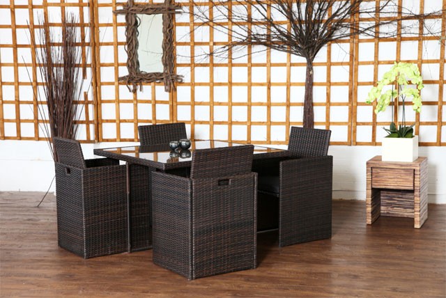 £249 (from Garden Living Room) for a ‘Classic’ 4 piece rattan furniture set, or £349 for a ‘Cube’ 5 piece set – save up to 64%