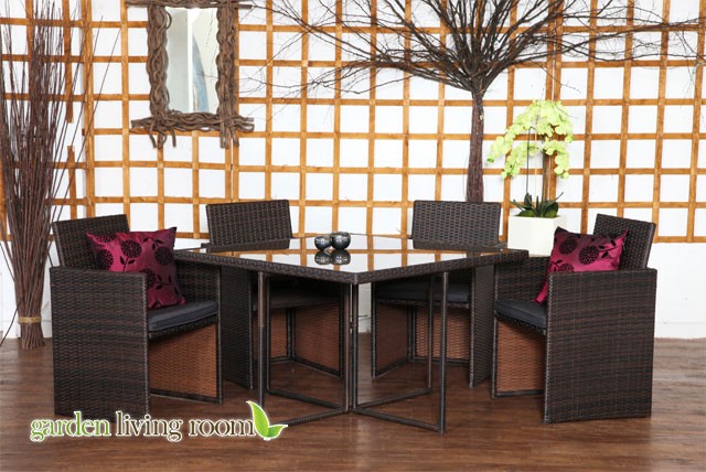 £249 (from Garden Living Room) for a ‘Classic’ 4 piece rattan furniture set, or £349 for a ‘Cube’ 5 piece set – save up to 64%