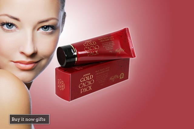 £8.99 instead of £25 (from Buy it Now Gifts) for a 150g tube of gold cacao face mask cream – treat your skin and save a golden 64%