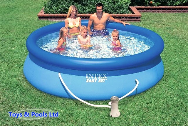 £49 instead of £130 (from Toys and Pools) for a 10 foot Intex Easy set inflatable pool with a filter pump and DVD – save 62%