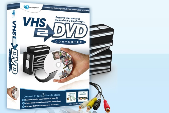 £25 instead of £51.05 (from Avanquest) for a VHS to DVD converter – keep hold of those precious memories and save 51%