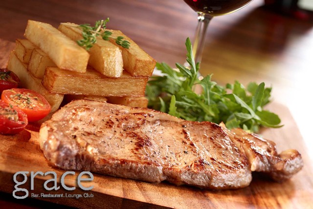£19 instead of up to £52.58 for a 2 course meal for 2 inc. starter, main & a glass of wine each at Grace Bar, Piccadilly Circus – save up to 64%