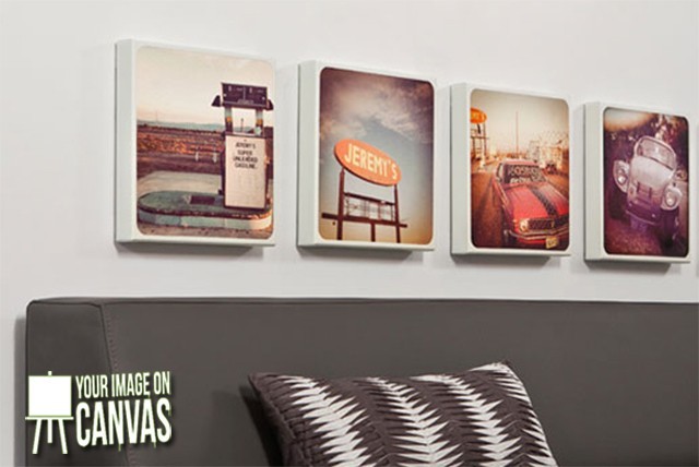 £7.99 instead of £34.99 (from Your Image On Canvas) for a 12" x 12" Instagram personalised photo canvas - save 77% 