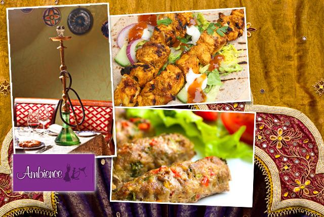 £14 instead of up to £38.90 for a Mediterranean meal + shisha for 2, or £28 for 4 with Ambience Restaurant, Wimbledon – save up to 64%
