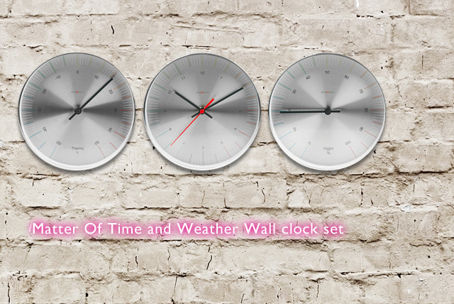 £20 for a Karlsson Little Big Time Arrow clock, £25 for a DIY Time Is Changing clock or £100 for a Matter of Time & Weather set - save up to 33%