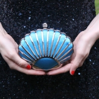 Vintage art deco 30s style shell bag on ilovemarkets London