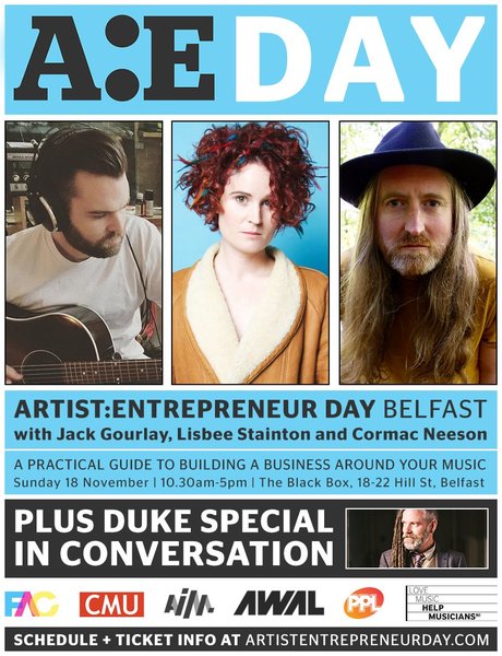 Event Fac Presents Artistentrepreneur Day Belfast Music - 