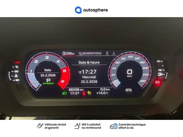 Occasion Audi A3 Sportback à CHÂTEAU THIERRY chez Volkswagen Chateau Thierry