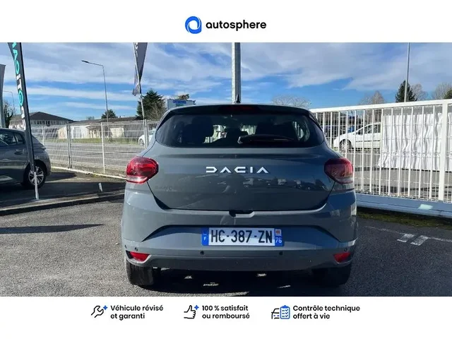 Occasion Dacia Sandero à Bassussarry chez Citroën Bassussarry