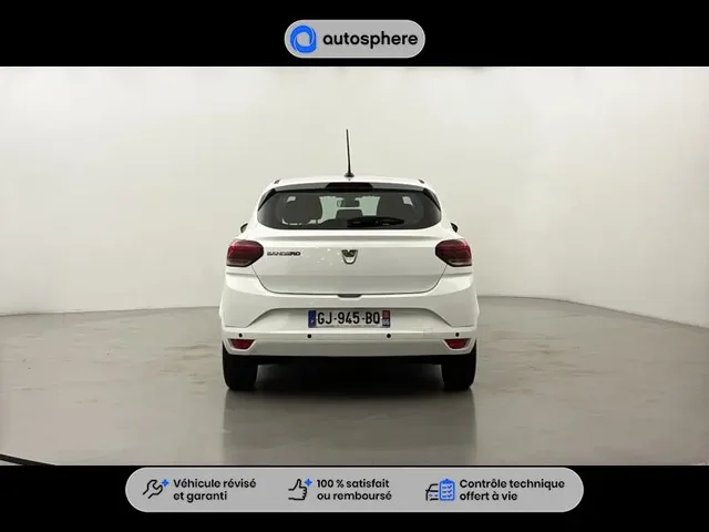 Occasion Dacia Sandero à POITIERS chez PEUGEOT POITIERS