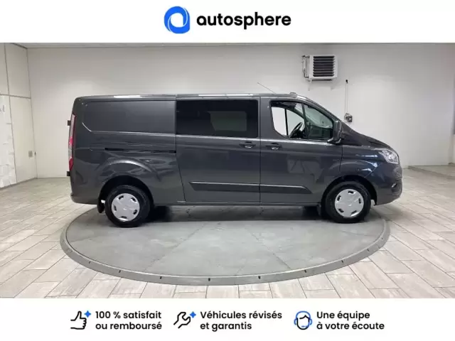 Marchepieds Ford Transit Custom - Noir Brillant - L2 à partir de 2018