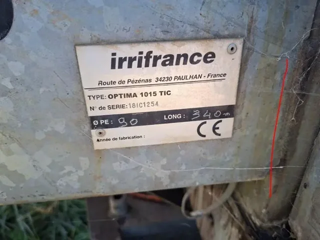 Occasion Irrifrance OPTIMA1015 à ANTIGNY chez Groupe OUVRARD